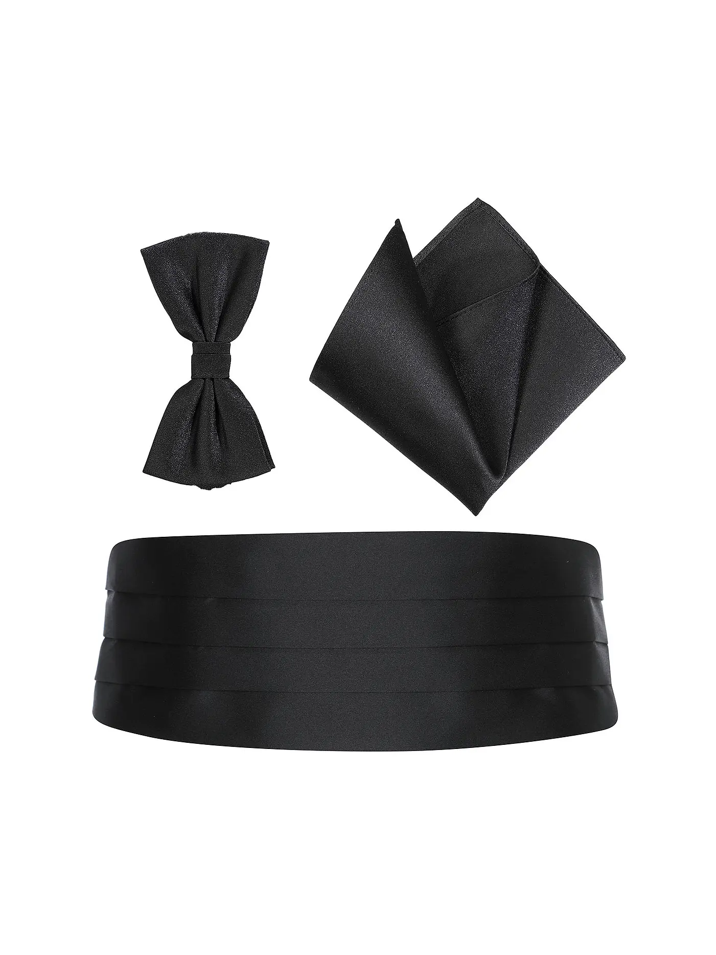 PROFUOMO | Set Kummerbund, Fliege und Stecktuch | 
